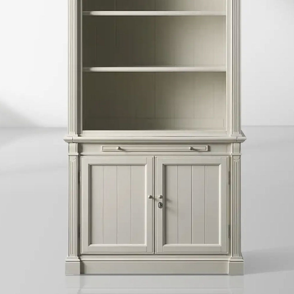 Athens Old-World Modular Solid Wood Bookcase