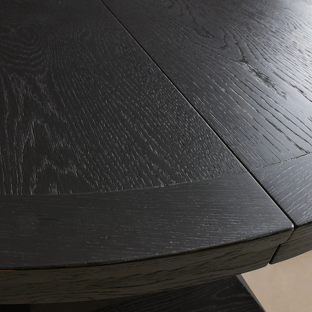 Leighton Round Extension Dining Table with Leaves