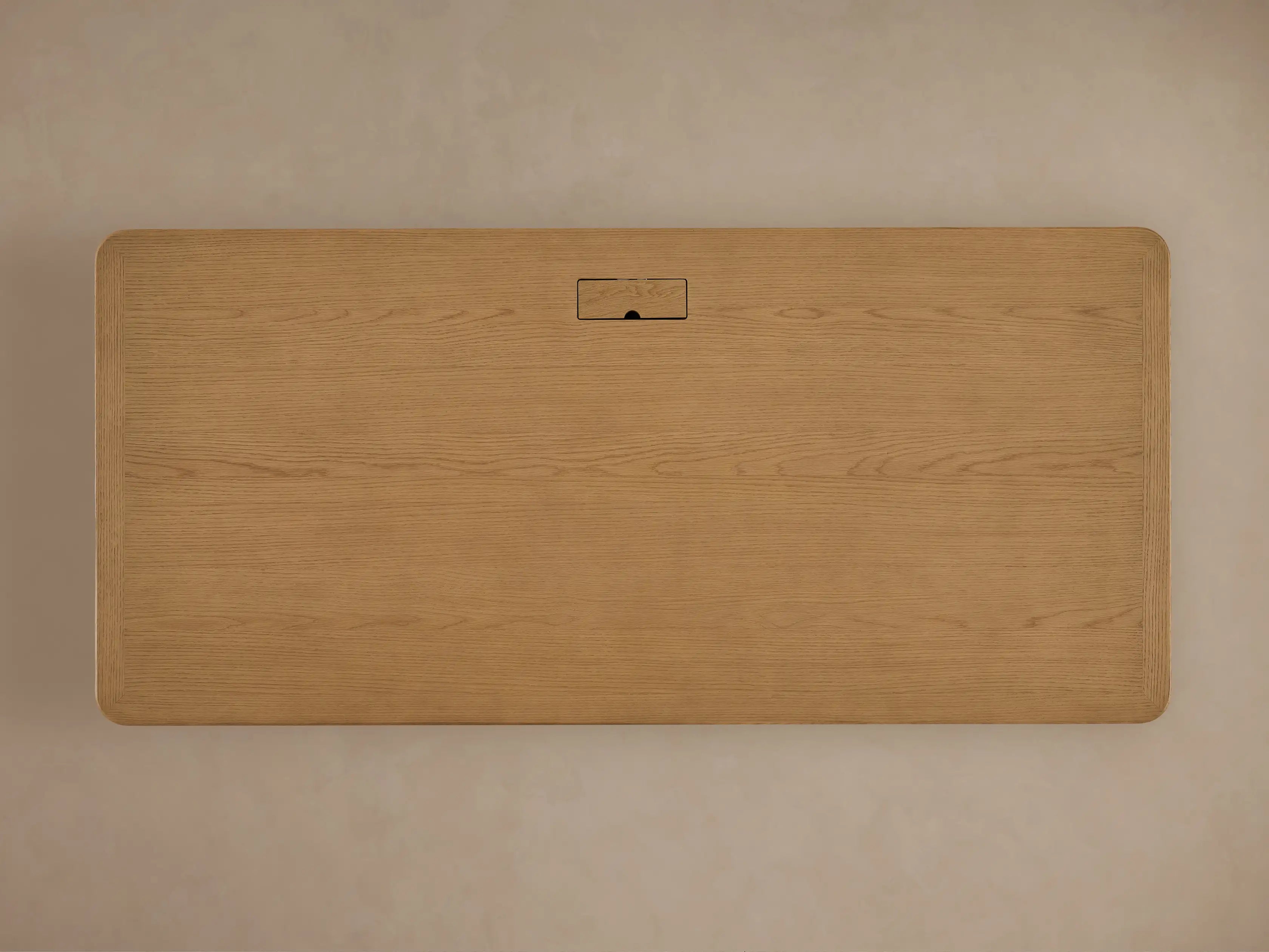 Carlisle Executive Desk with Storage Drawers and Shelving in Birch or White Oak