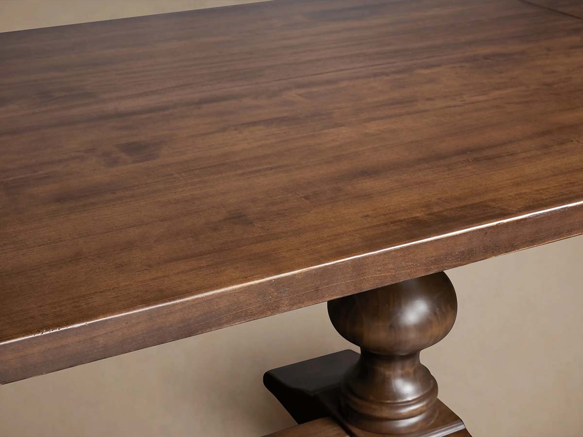 Tuscany Wood Extension Dining Table Oval Poplar Dining Table