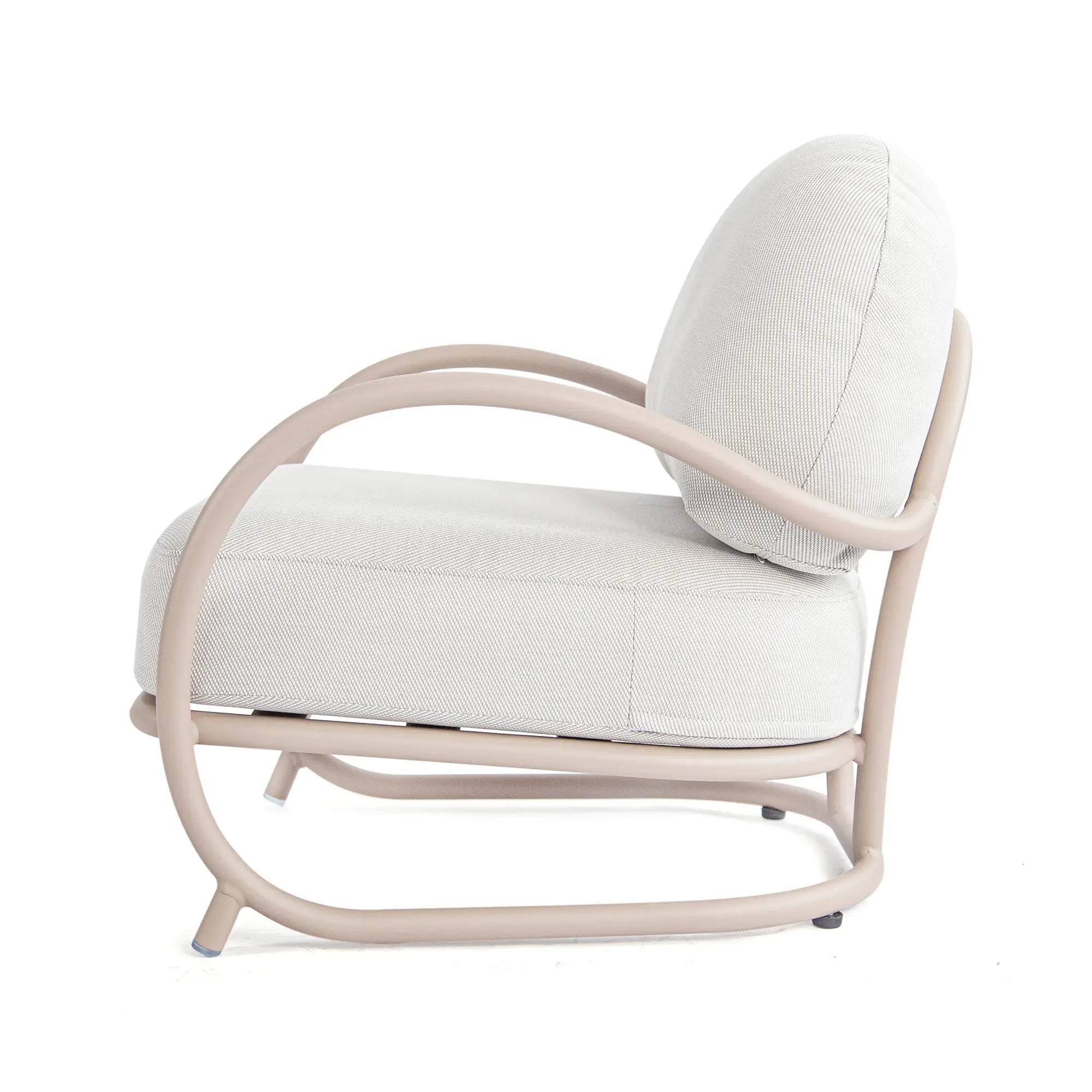 Fly Aluminum Outdoor Lounge Chair with Ottoman