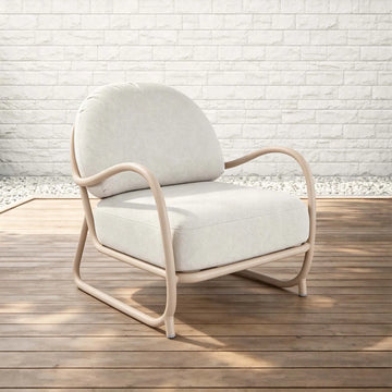 Fly Aluminum Outdoor Lounge Chair with Ottoman