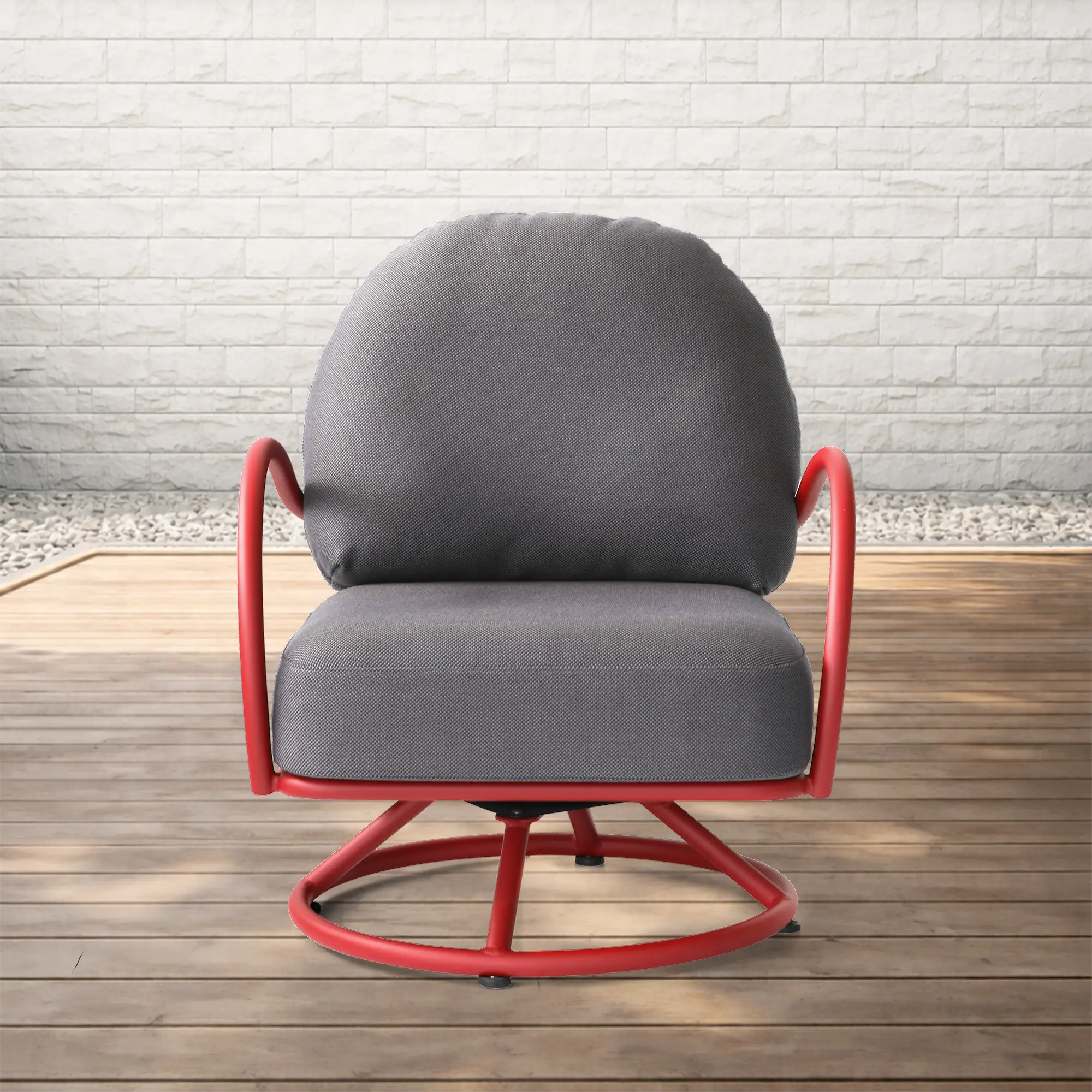 Fly Aluminum Outdoor Lounge Chair with Ottoman