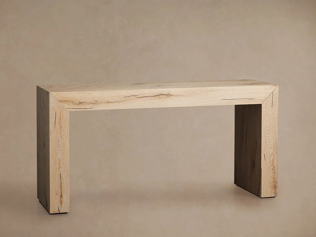 Sullivan Rural Entrance Console Table Reclaimed Oak Hallway Entryway Table