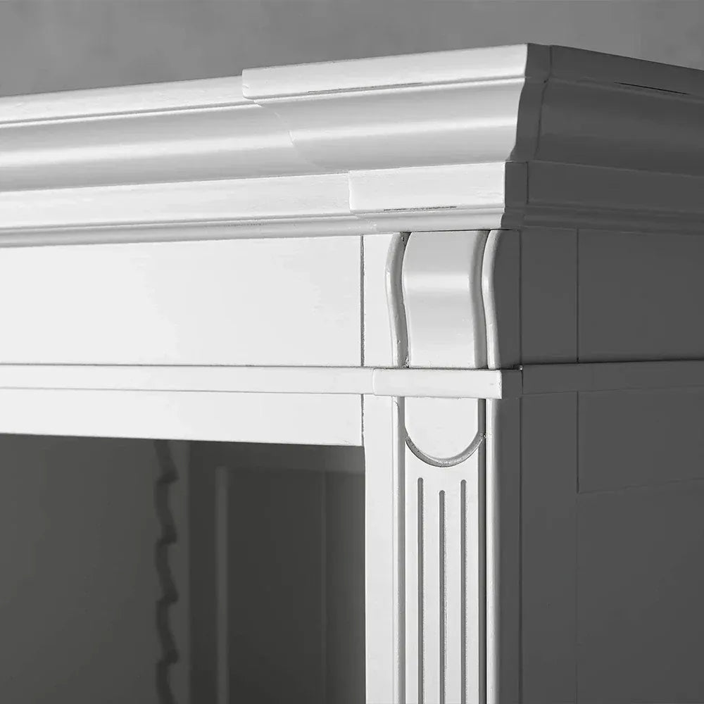 Athens Narrow Bookcase Single Row Display Cabinet