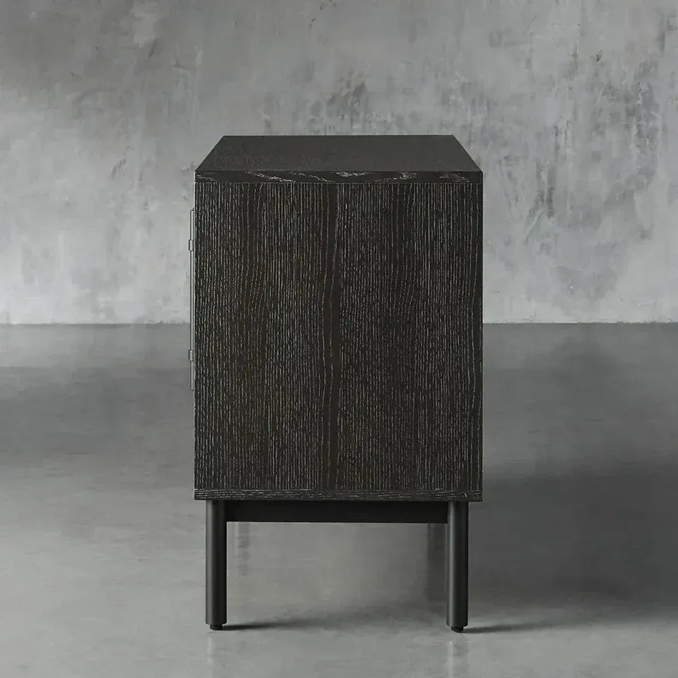 Sullivan Oak Wood Hall Chest Modern Rural Sideboards Entrance Cabinets