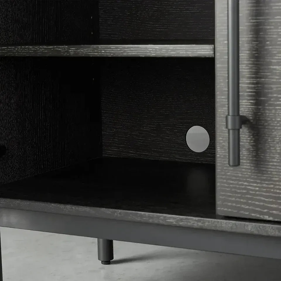 Sullivan Oak Wood Hall Chest Modern Rural Sideboards Entrance Cabinets