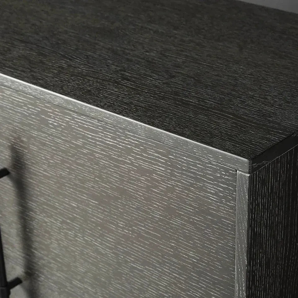 Sullivan Oak Wood Hall Chest Modern Rural Sideboards Entrance Cabinets
