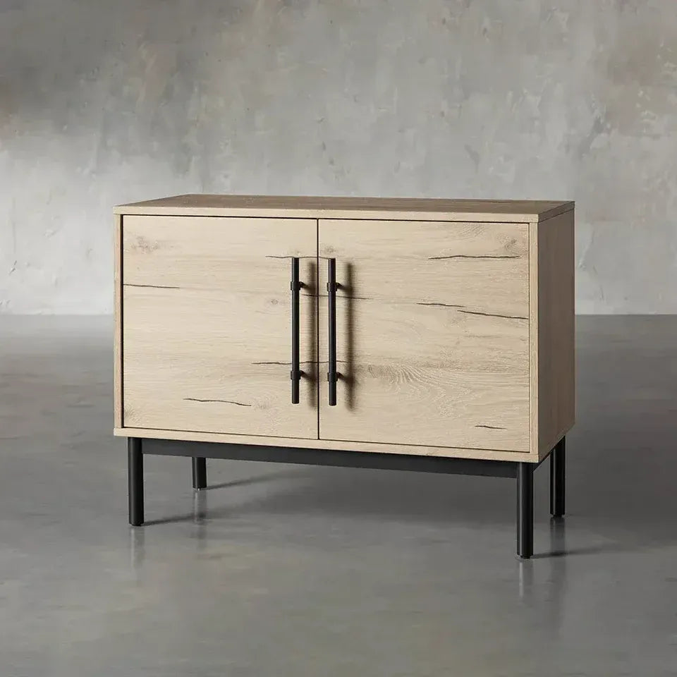 Sullivan Oak Wood Hall Chest Modern Rural Sideboards Entrance Cabinets