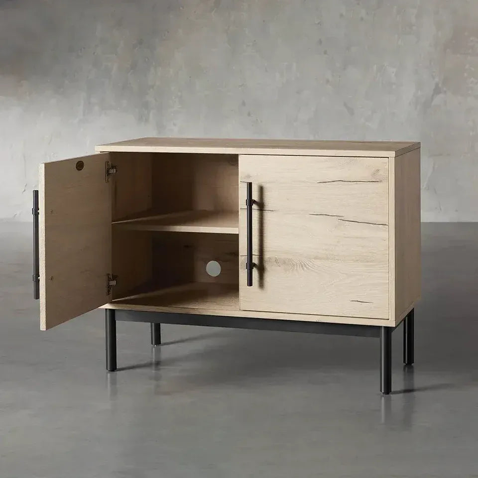 Sullivan Oak Wood Hall Chest Modern Rural Sideboards Entrance Cabinets