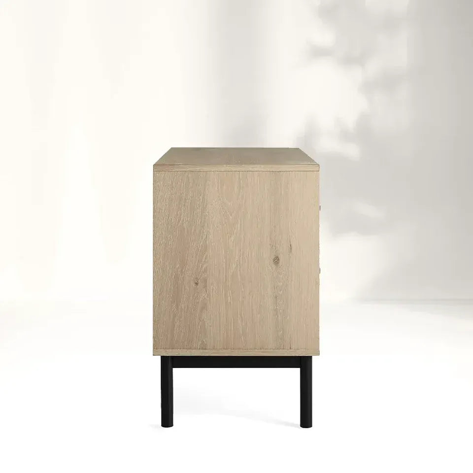 Sullivan Oak Wood Hall Chest Modern Rural Sideboards Entrance Cabinets