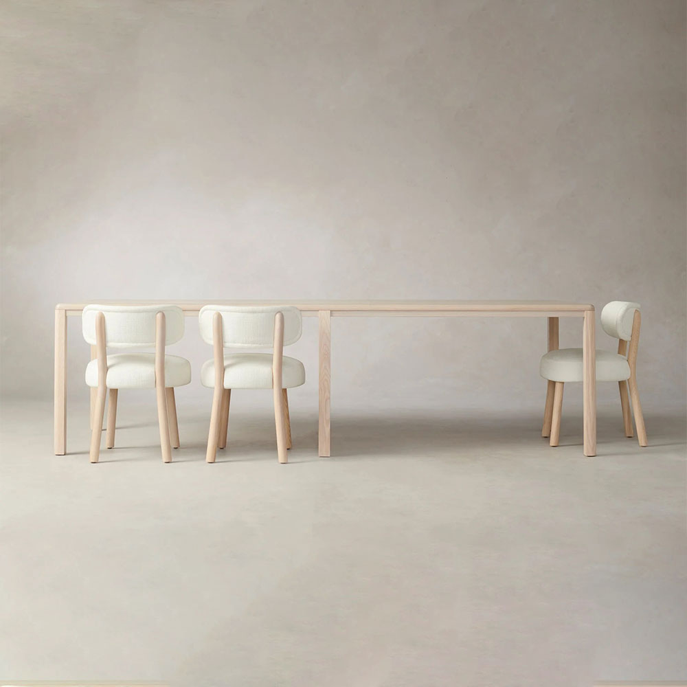 Ford Ash Wood Rectangle Rural Dining Table