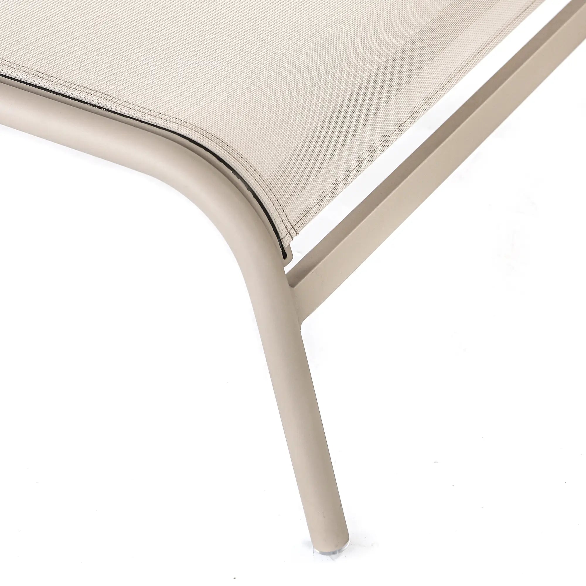 Sun Lounger Aluminum Outdoor Chaise with Adjustable Backrest