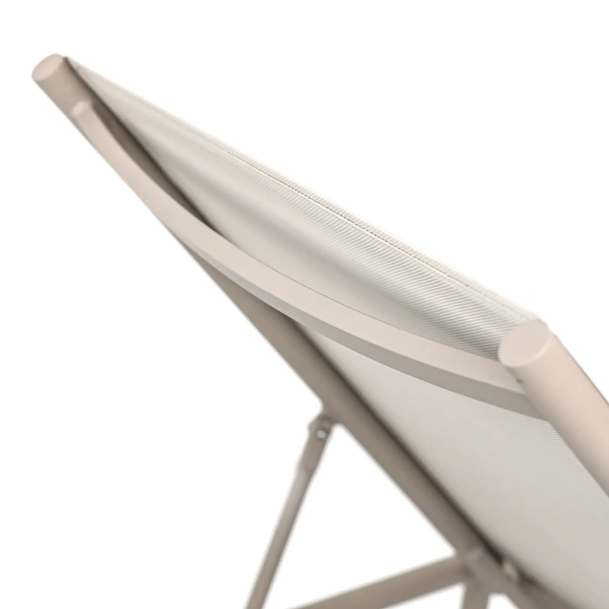 Sun Lounger Aluminum Outdoor Chaise with Adjustable Backrest