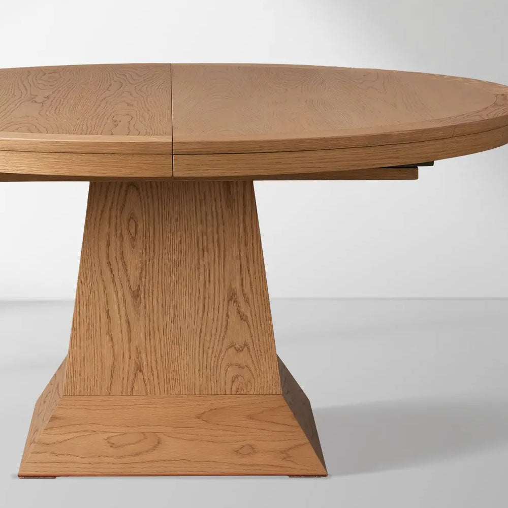 Leighton Round Extension Dining Table with Leaves