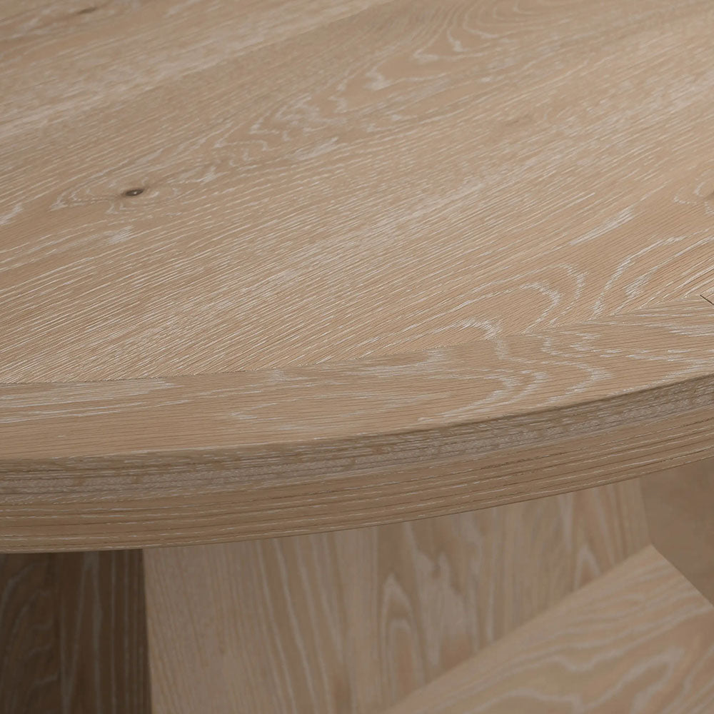 Leighton Round Extension Dining Table with Leaves