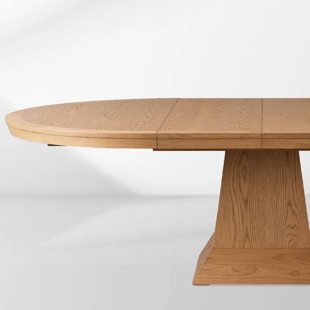 Leighton Round Extension Dining Table with Leaves