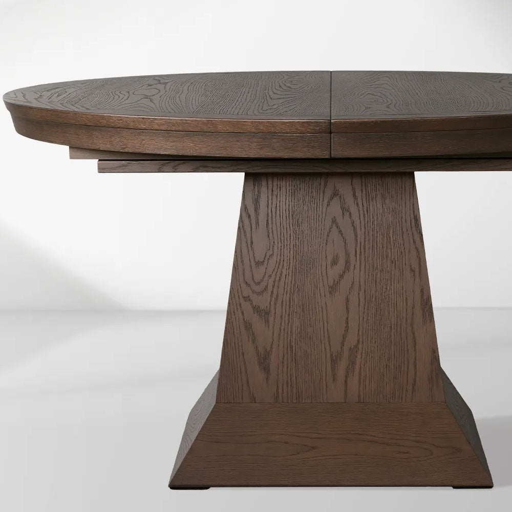 Leighton Round Extension Dining Table with Leaves