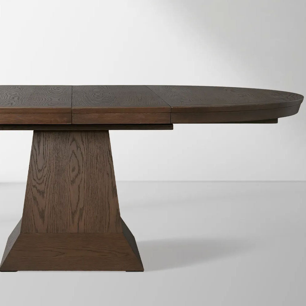Leighton Round Extension Dining Table with Leaves