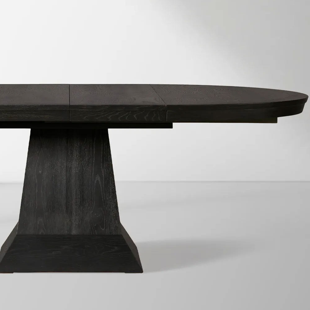 Leighton Round Extension Dining Table with Leaves